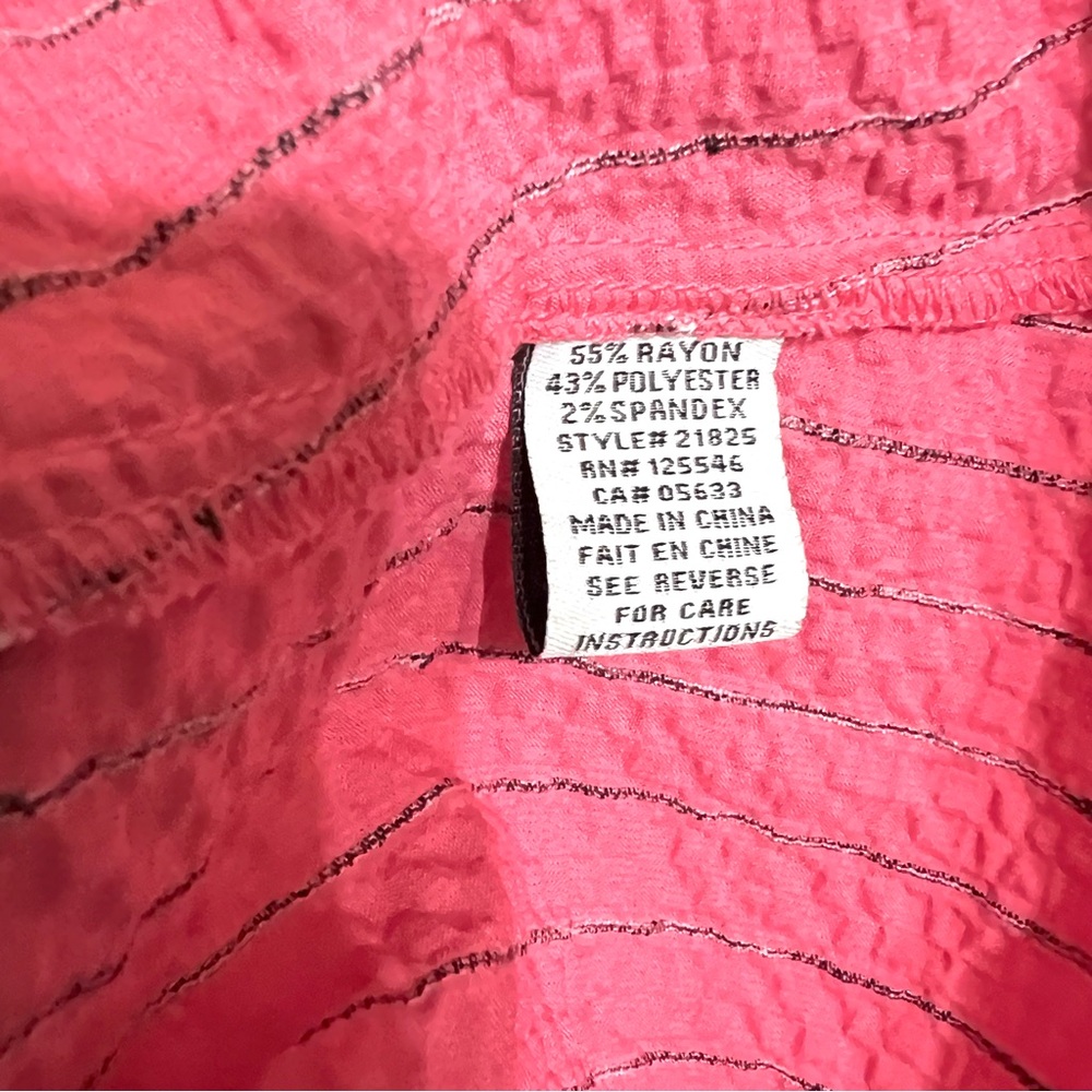 Habitat Pink Textured Boxy Boatneck Blouse - Picture 8 of 9